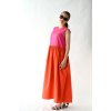 Šaty Josie color block pink/orange