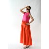 Šaty Josie color block pink/orange