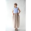 Šaty Josie color block blue/beige