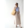 Šaty Josie color block blue/beige
