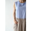Šaty Josie color block blue/beige