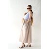 Šaty Josie color block blue/beige