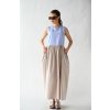 Šaty Josie color block blue/beige
