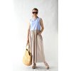 Šaty Josie color block blue/beige