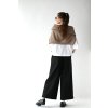 Culottes Daria black linen