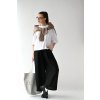 Culottes Daria black linen