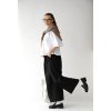 Culottes Daria black linen