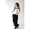 Culottes Daria black linen