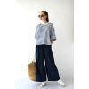 Kulotky Daria denim modrá