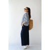 Kulotky Daria denim modrá