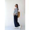 Kulotky Daria denim modrá