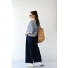 Kulotky Daria denim modrá