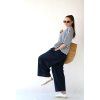 Kulotky Daria denim modrá