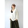 Oversize V-neck svetr