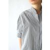 Halenka Jomei černobílý proužek