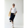 Bermudy Sara denim tmavě modrá