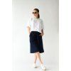 Bermudy Sara denim tmavě modrá