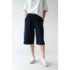Bermudy Sara denim tmavě modrá