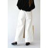 Kulotky Daria denim bílá
