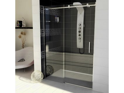 DRAGON sprchové dveře 1600mm, čiré sklo | czkoupelna.cz