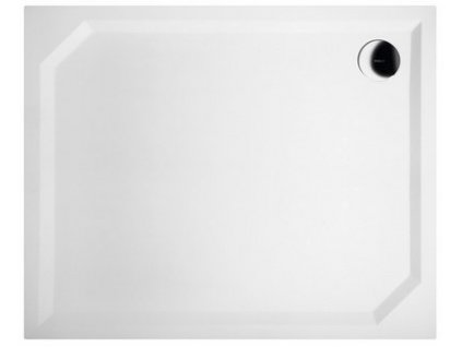 SARA sprchová vanička z litého mramoru, obdélník 110x80x4cm, hladká | czkoupelna