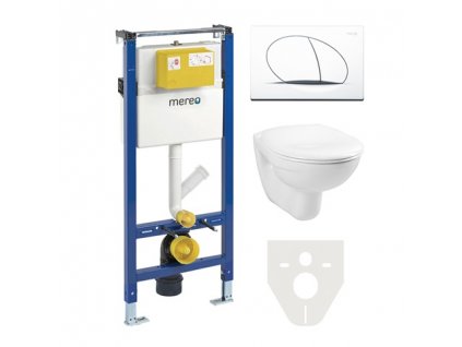 WC komplet pro sádrokarton s příslušenstvím, MM02SET | czkoupelna.cz