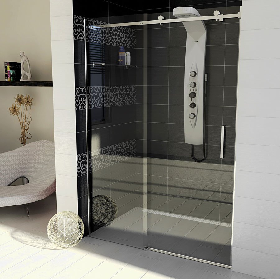 Gelco DRAGON sprchové dveře 1400mm čiré bezpečnostní sklo 8 mm s povrchovou úpravou COATED GLASS. Výška dveří je 200 cm