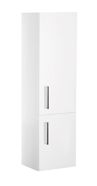 A-interiéry Trento W V 40 P/L bílá - koupelnová doplňková skříňka závěsná vysoká