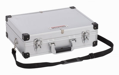 KREATOR KRT640101S - Hliníkový kufr 420x300x125mm stříbrný