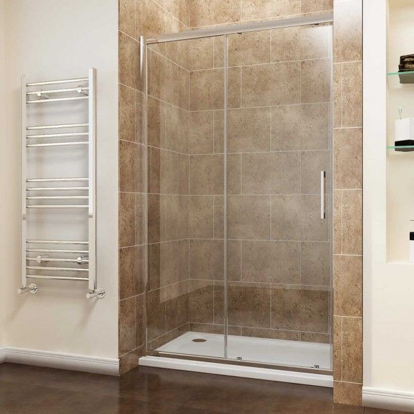 Posuvné sprchové dveře ROSS Comfort 115 Výplň: čiré výška dveří 190 cm, sklo 6 mm