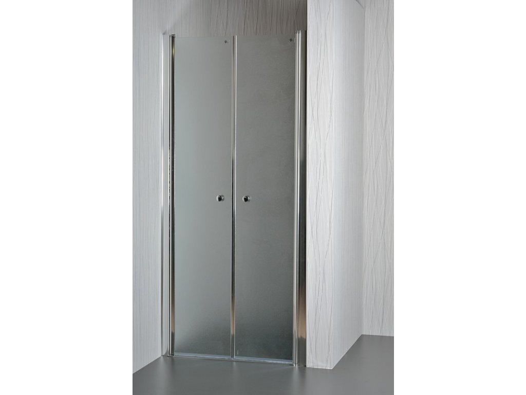 ROSS SL 80 grape - Sprchové dveře do niky 80-85x195 cm Lze instalovat na vaničku nebo přímo na podlahu