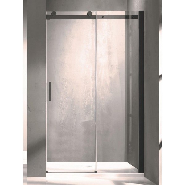 Hopa BELVER BLACK 110 - posuvné sprchové dveře 8 mm čiré bezpečnostní sklo