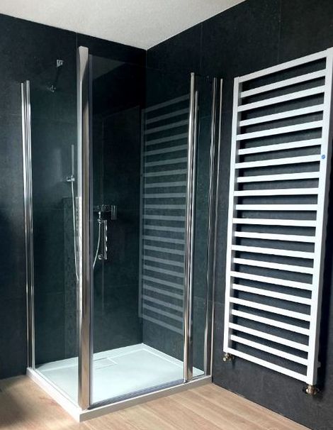 ROSS Luxury kombi 110x80x190 cm - obdélníková sprchová zástěna pevnou stěnu lze instalovat vpravo i vlevo
