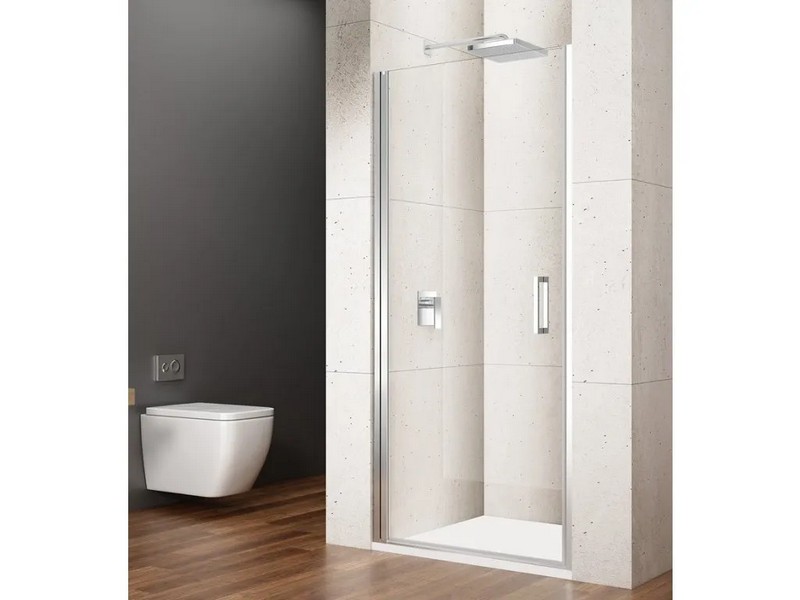 Gelco LORO Sprchové dveře do niky 900 mm jednokřídlé, čiré sklo, GN4490 lze instalovat na vaničku nebo přímo na podlahu