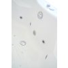 GS 150x150 masážní akrylátová vana  součástí vany je  odtokový komplet a konstrukce s nastavitelnýma nožičkama