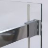 Obdélníkový sprchový kout ROLER 1400x800 mm, posuvné dveře  bezpečnostní sklo 8 mm s povrchovou úpravou na bázi nanotechnologie