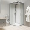 CK34122MSW Sprchový box se stříškou, čtvercový, 90 cm | czkoupelna.cz