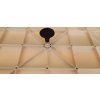 Sprchový box čtvrtkruh bez stříšky 90x90x204 cm  R550, profily satin, sklo Point, SMC vanička, záda bílá + připojovací hadice
