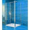 Sprchový dvoukřídlový čtvercový kout LIMA 100 cm, rám chrom ALU | czkoupelna.cz