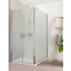 Sprchový obdélníkový kout LIMA 80x100x190 cm, rám chrom ALU point