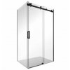 Obdélníkový sprchový kout Nero Lux 1400x900 mm, posuvné dveře | czkoupelna.cz