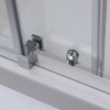 Obdélníkový sprchový kout ROLER 1200x900 mm, posuvné dveře dolní pojezd