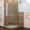 Čtvrtkruhový sprchový kout ROSS Comfort 90 s vaničkou z litého mramoru | czkoupelna.cz