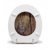 WC sedátko Solid Wood 80124  se zpomalovacím mechanismem SOFT-CLOSE zespodu