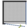 D1 Kombi 90x90x190 cm - čtvercová sprchová zástěna nákres otevirání dveří