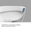 rimless 1 WC závěsné kapotované, RIMLESS, 495x360x370, keramické, vč. sedátka CSS113S