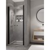 Komfort T2 100 black - sprchové dvoukřídlé dveře 96-101 cm | czkoupelna.cz