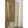 Obdélníkový sprchový kout Komfort kombi GOLD 100 x 90 cm