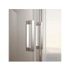 LORO Sprchové dveře do niky 1100 mm, dvoukřídlé, čiré sklo, GN4311 madla