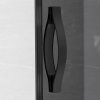 SIGMA SIMPLY BLACK Čtvrtkruhový sprchový kout 1200x900 mm, čiré sklo, GS1290B madlo | czkoupelna.cz